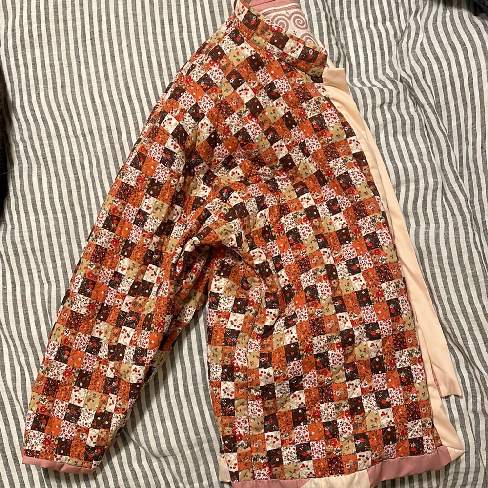 Vintage Reversible Pattern 90s Patchwork Jacket - image 8
